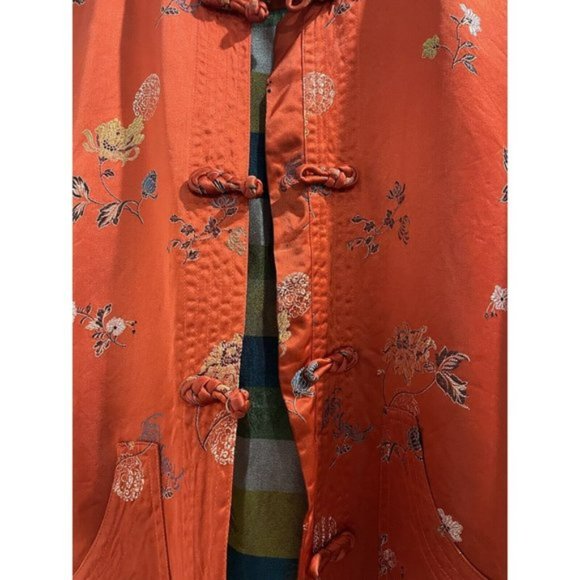 Peony Brand Silk Jacket Kimono Size 34 - Picture 3 of 11